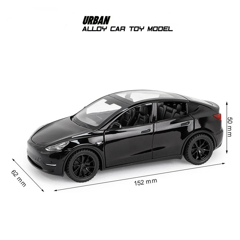 1:32 Model Y Alloy Car Model Diecast Metal Car Model Simulation Sound and Light Collection Childrens Toys Gift A963