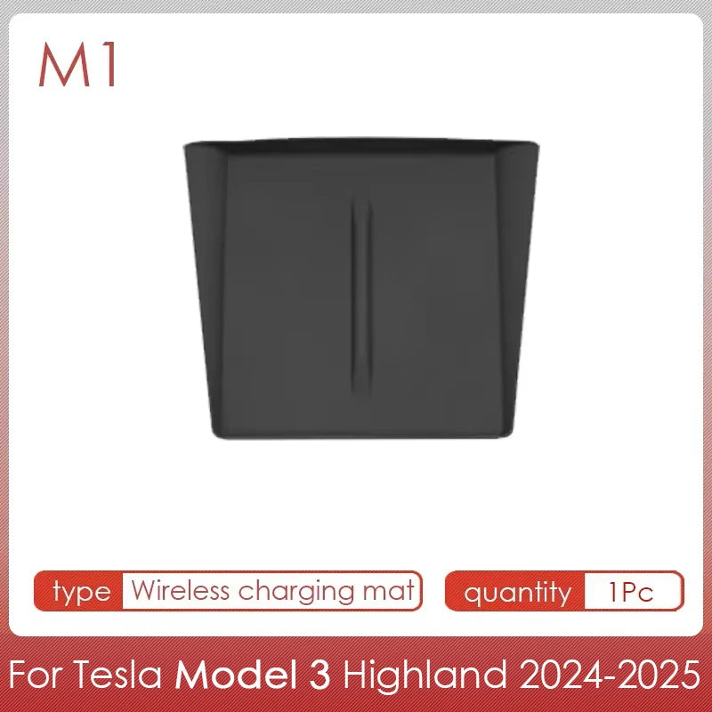 For Tesla Model 3 Highland 2025 Storage Box Model 3 2024 Highland Center Console Armrest Storage Box Stowing Tidying Accessories