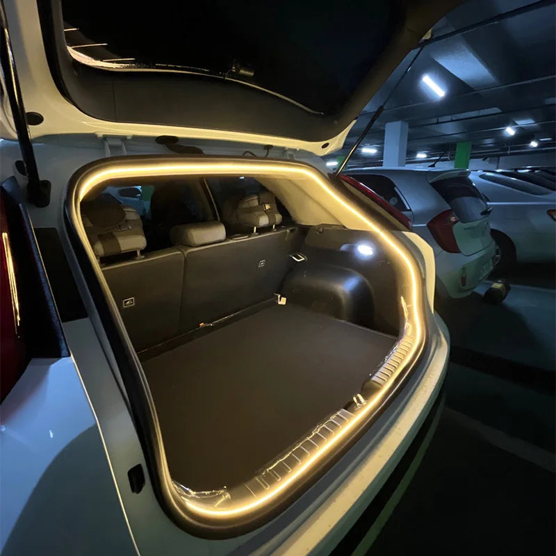 BLALION 차박 Frunk Brighten LED Strip Modified Ambient Light For Tesla Model 3 Y S 5M Waterproof Flexible Atmosphere Lamp 트렁크 앰비언트