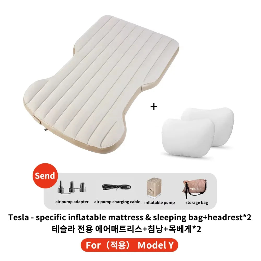 YZ For Tesla Model Y Juniper 2021-2026 Mattress  Automobile Self-Inflating Mattress Travel Mattress Inflatable Camping Mattress