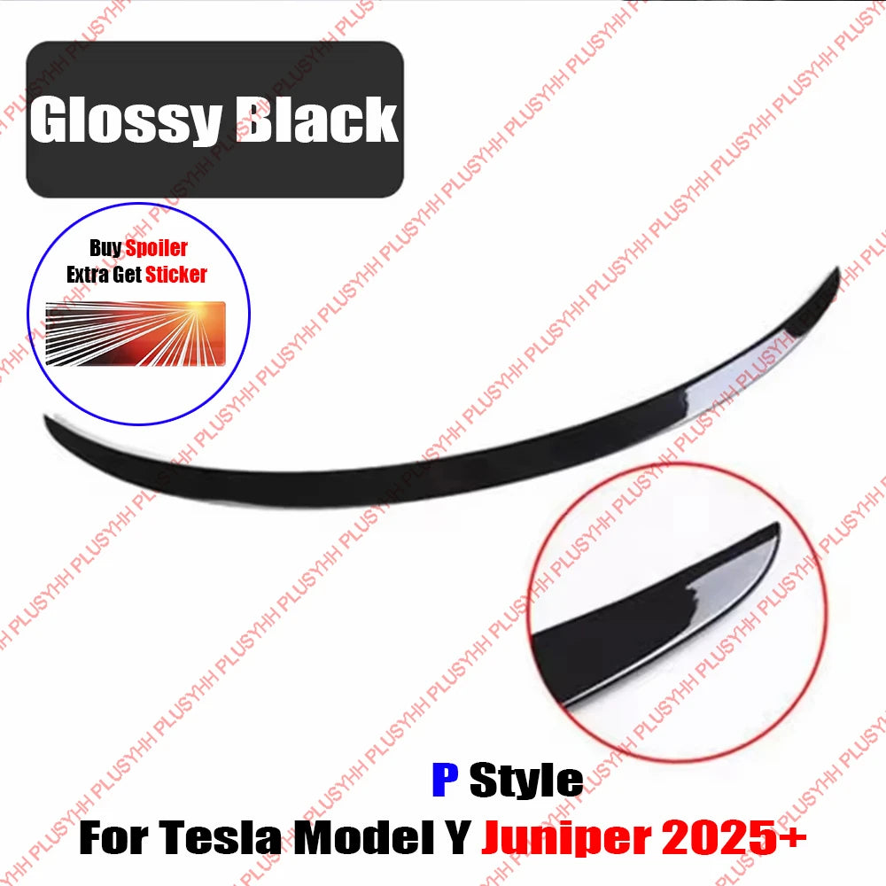 ModelY Juniper 2025 Spoiler Model3 Highland 2024 Accessories Rear Spoilers Wings for Tesla 3/Y 2017-2023 Auto Exterior Parts HOT
