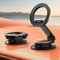Joyroom Magnetic Car Mount All-Metal Strongest Magnet Foldable Phone Holder for Car Dashboard Tesla Phone Mount For iPhone