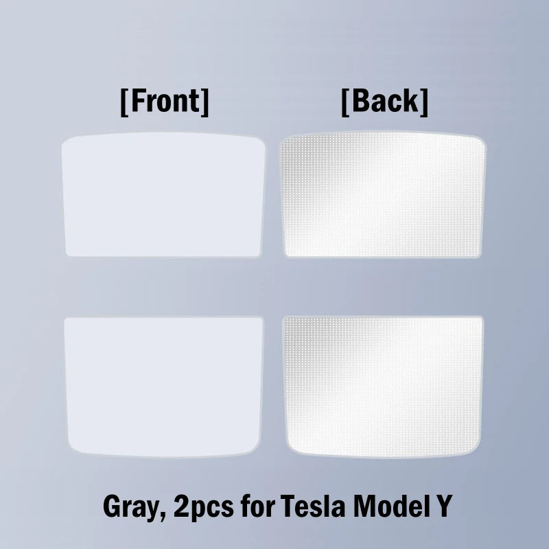 Upgrade Ice Crystal Sunroof Sunshade for Tesla Model Y 3 2023 2022 Roof Car Sun Shade Skylight Blind Shading Nano Sun Visor Net