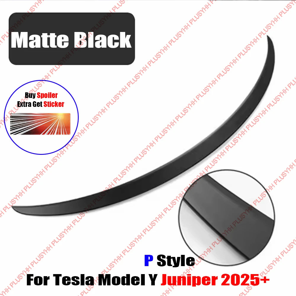ModelY Juniper 2025 Spoiler Model3 Highland 2024 Accessories Rear Spoilers Wings for Tesla 3/Y 2017-2023 Auto Exterior Parts HOT