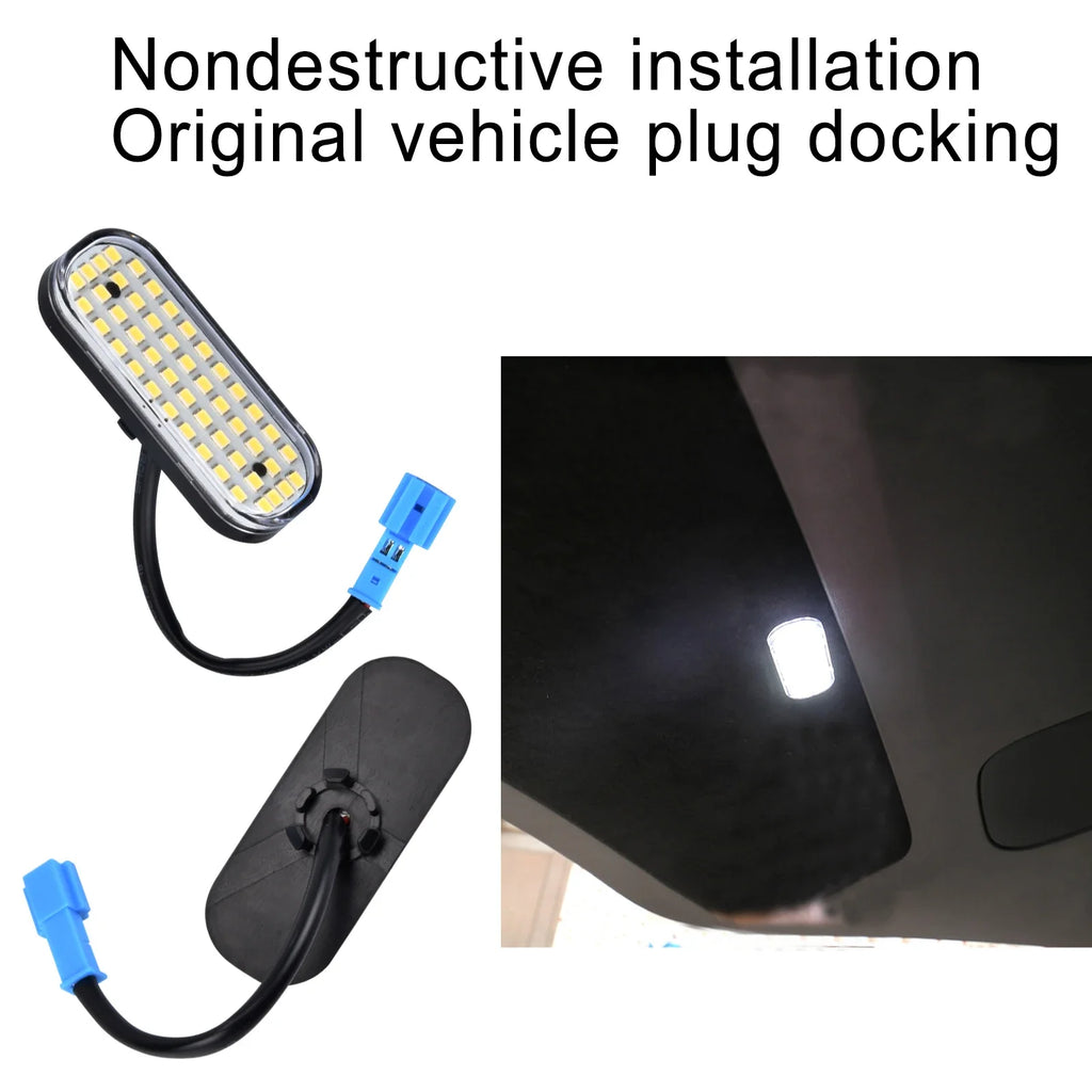 Trunk Lights for Tesla Model Y 48 LED Interior Luggage Original Connector Tail Boot Lighting Lamp Replacement Accessories 2025