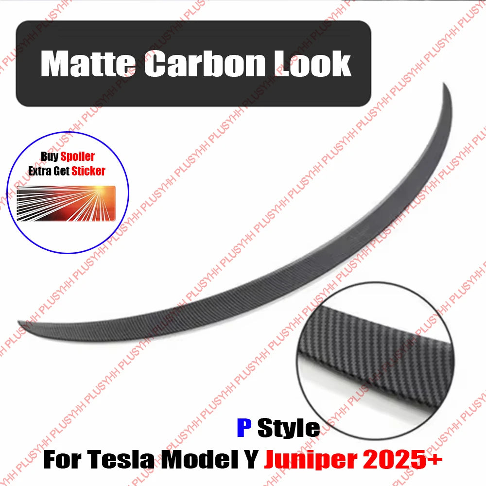 ModelY Juniper 2025 Spoiler Model3 Highland 2024 Accessories Rear Spoilers Wings for Tesla 3/Y 2017-2023 Auto Exterior Parts HOT