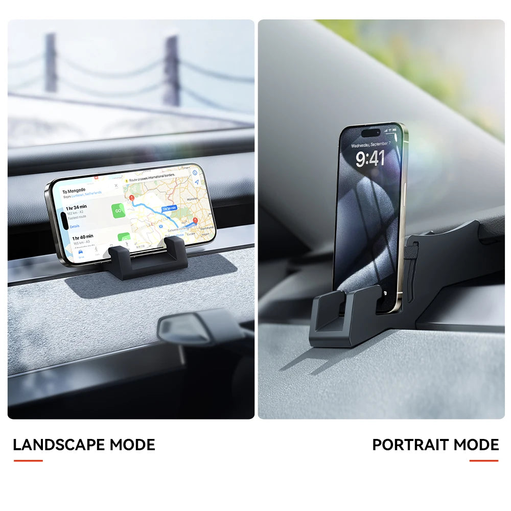 YZ For Tesla Model Y 2021-2024 Multi-function Liquid silicone gel Cell Phone Holder Air Outlet Bracket Car Interior Accessories