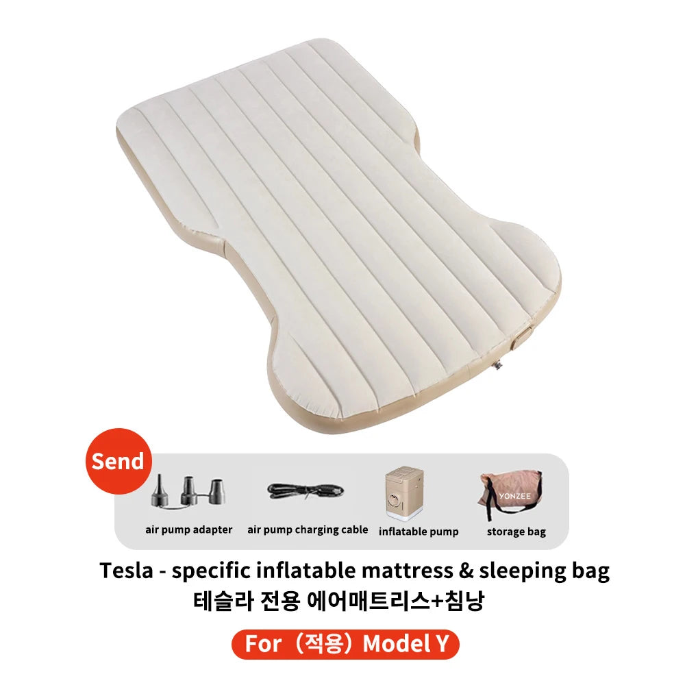 YZ For Tesla Model Y Juniper 2021-2026 Mattress  Automobile Self-Inflating Mattress Travel Mattress Inflatable Camping Mattress