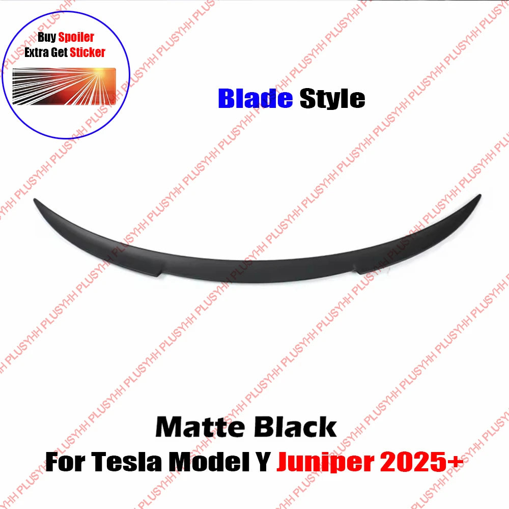 ModelY Juniper 2025 Spoiler Model3 Highland 2024 Accessories Rear Spoilers Wings for Tesla 3/Y 2017-2023 Auto Exterior Parts HOT
